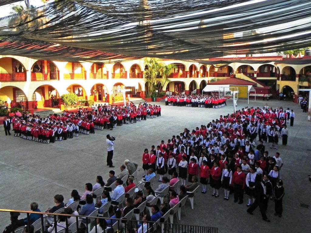Niños en escuela